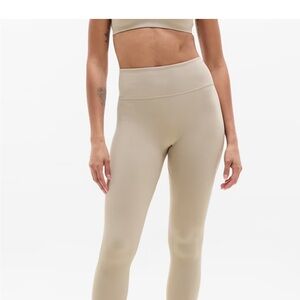 Athleta High-Rise Beige Leggings